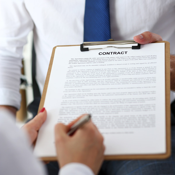 contratti con formulari