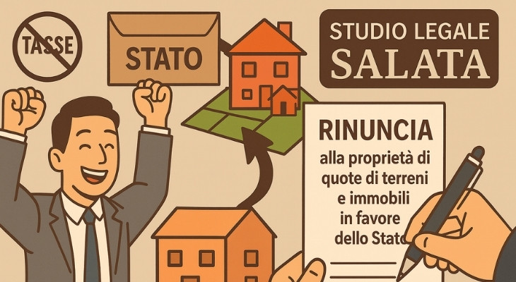 Rinuncia alla proprietà immobiliare: la sentenza della Cassazione 23093/2025 legittima l’atto abdicativo